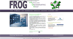 Desktop Screenshot of frog-oncogeriatrie.com