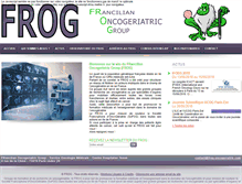Tablet Screenshot of frog-oncogeriatrie.com